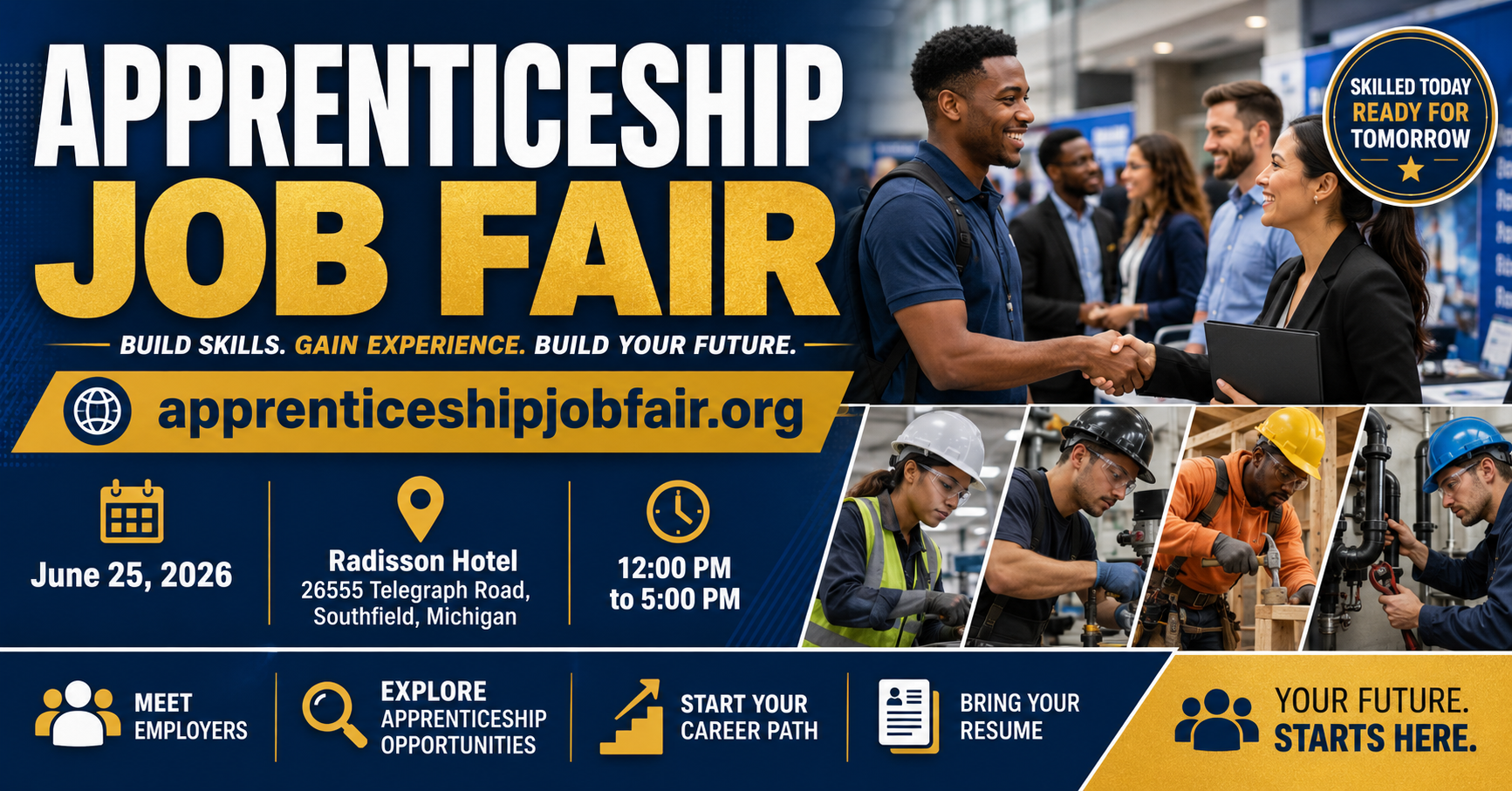Michigan Metro Detroit apprenticeship job fair